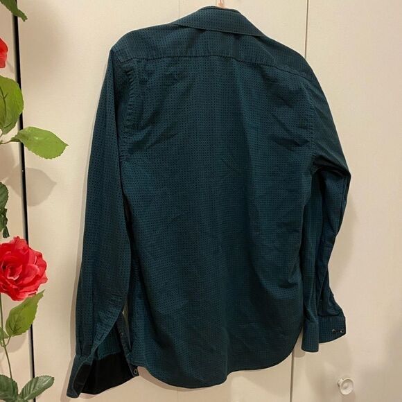 🌷 Oxley🌷 Premium Cotton Hunter Green Button Down Shirt - Picture 5 of 6